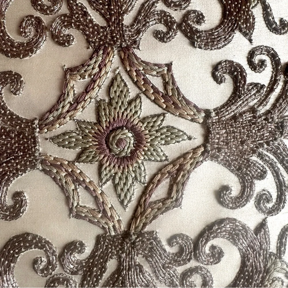 Gerry Nichol, Inc. NY NY Cushions‎ Silk Beaded Handcrafted Aubusson style